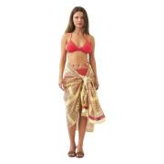 Antik Batik Bomull voile print sarong Nalii Multicolor, Dam