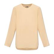 Issey Miyake Bomull T-shirt Yellow, Herr