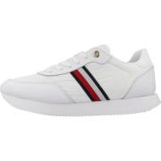 Tommy Hilfiger Essential Runner Sneakers White, Dam