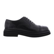 Dolce & Gabbana Borstad Oxfords i Svart Black, Herr