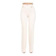 Elisabetta Franchi Elegant Dam Smör Byxor White, Dam