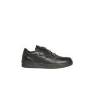 Zespà Svarta Läder Velcro Sneakers Zsp23 Black, Herr