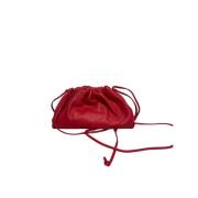 Bottega Veneta Vintage Pre-owned Laeder crossbodyvskor Red, Dam