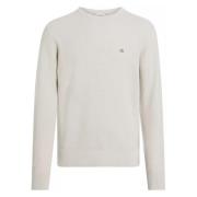 Calvin Klein Ekologisk Våffelstruktur Sweatshirt Beige, Herr