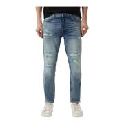 Hugo Boss Slim-fit Denim Byxor Blue, Herr