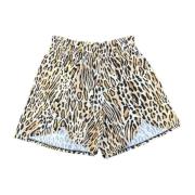 Moschino Damshorts, Bomull, Stilfull Modell A67069418 Multicolor, Dam