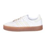 Adidas Originals Vita Sambae Sneakers Premium Läder White, Dam