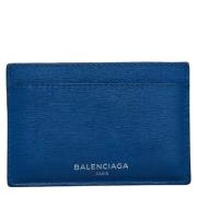 Balenciaga Vintage Pre-owned Laeder plnbcker Blue, Dam