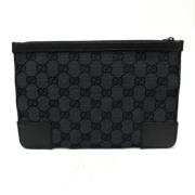 Gucci Vintage Pre-owned Canvas gucci-vskor Black, Dam