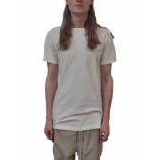 Rick Owens Vit Kortärmad Level T-shirt White, Herr