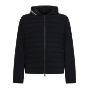 Moncler Quiltad Svart Tröja Black, Herr