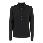 Seventy Klassisk Polo Shirt för Män Black, Dam