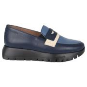 Wonders Blå Dams Loafers Blue, Dam