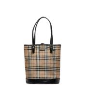 Burberry Vintage Pre-owned Canvas totevskor Brown, Dam