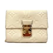 Louis Vuitton Vintage Pre-owned Laeder plnbcker Beige, Dam