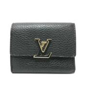 Louis Vuitton Vintage Pre-owned Laeder plnbcker Black, Dam