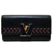 Louis Vuitton Vintage Pre-owned Laeder plnbcker Black, Dam