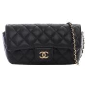 Chanel Vintage Pre-owned Laeder chanel-vskor Black, Dam