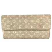 Louis Vuitton Vintage Pre-owned Tyg plnbcker Beige, Dam