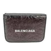 Balenciaga Vintage Pre-owned Laeder plnbcker Gray, Dam