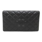 Chanel Vintage Pre-owned Laeder plnbcker Black, Dam