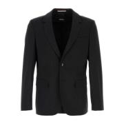 Boss Stretch Wool Houston Blazer Black, Herr