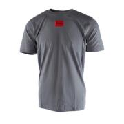 Hugo Boss Herr Grå T-shirt 100% Bomull Gray, Herr