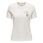 Only T-shirt White, Dam