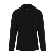 C.p. Company Svart Stickad Hoodie Black, Herr