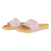 Munich Platta Slider Trä Flip-flops Pink, Dam