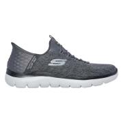 Skechers GO Walk Flex - Hands Sneakers Gray, Herr