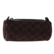 Gucci Vintage Pre-owned Canvas necessrer Brown, Dam