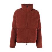 Pyrenex Corduroy Puffer Jacket Brown, Dam