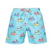 MC2 Saint Barth Chillin Snoopy Badshorts Blue, Herr