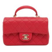 Chanel Vintage Pre-owned Laeder chanel-vskor Red, Dam