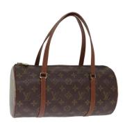 Louis Vuitton Vintage Pre-owned Canvas handvskor Brown, Dam