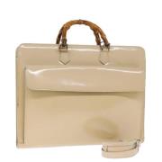 Gucci Vintage Pre-owned Laeder handvskor Beige, Dam