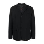 Aspesi Nylon Paperino Blazer Black, Herr