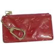 Louis Vuitton Vintage Pre-owned Laeder plnbcker Red, Dam