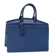 Louis Vuitton Vintage Pre-owned Laeder handvskor Blue, Dam