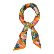 Becksöndergaard Sidenscarf Seila Sia Blå Multicolor, Dam