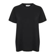 Saint Tropez Adeliasz Regular T-Shirt Svart Black, Dam