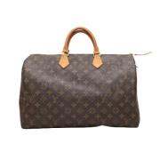 Louis Vuitton Vintage Pre-owned Canvas handvskor Brown, Dam