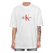 Calvin Klein Arkiv Monologo Tee T-shirt White, Herr