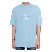 Calvin Klein Arkiv Monologo Tee T-shirt Blue, Herr