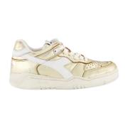 Diadora Metallic Dames Sneakers Yellow, Dam