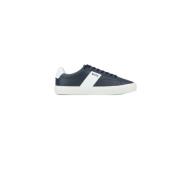 Hugo Boss Casual Läder Sneakers för Män Blue, Herr