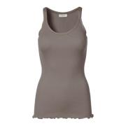 Rosemunde Sleeveless Tops Brown, Dam