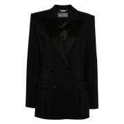 Alberta Ferretti Elegant Svart Blazer Black, Dam