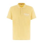 Alexander McQueen Klassisk Polo Skjorta för Män Yellow, Herr